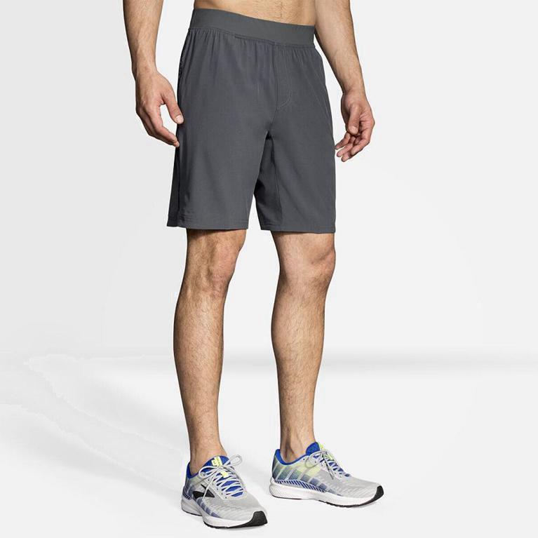 Brooks Equip 9 Løpeshorts Herre Nettbutikk - Grå - Norge (LPB289074)